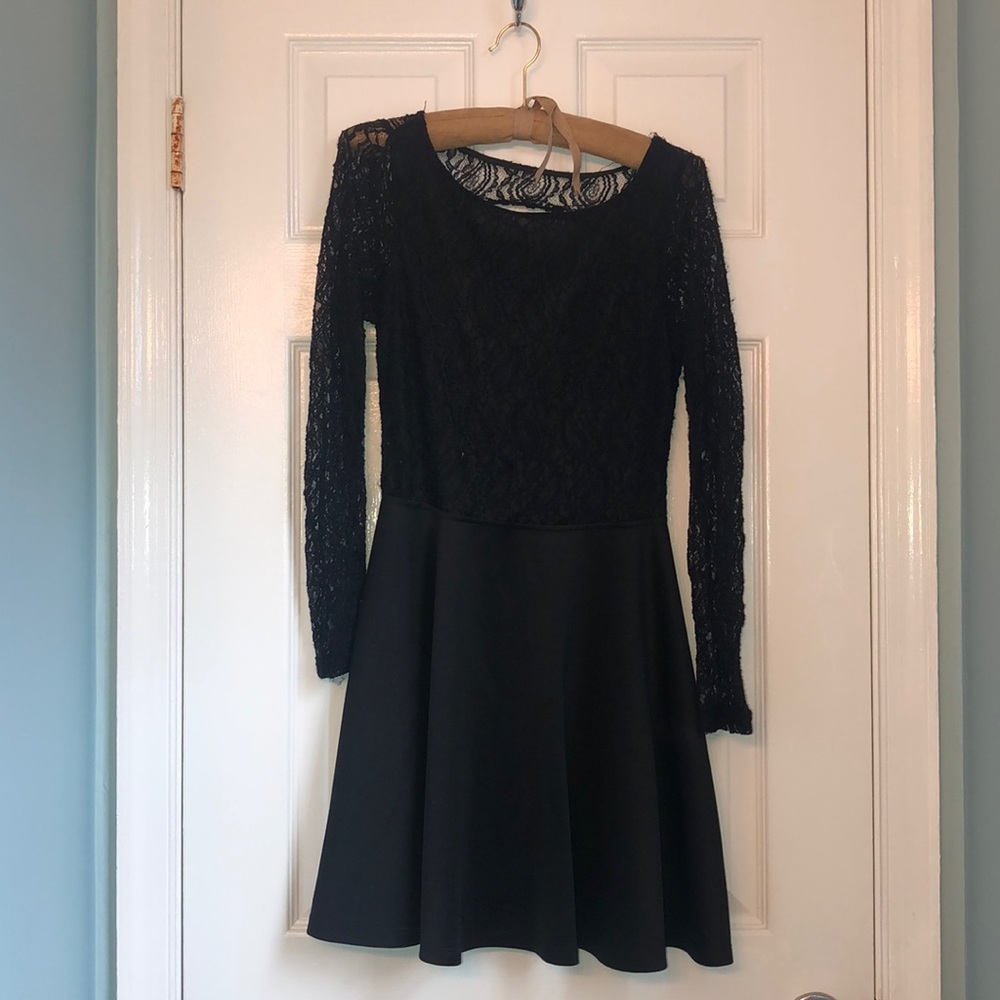 Black cocktail dress